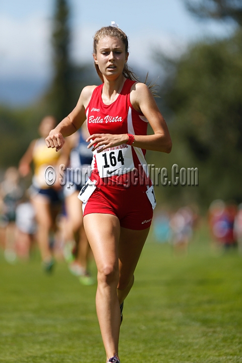 2014StanfordSeededGirls-237.JPG - Seeded girls race at the Stanford Invitational, September 27, Stanford Golf Course, Stanford, California.
