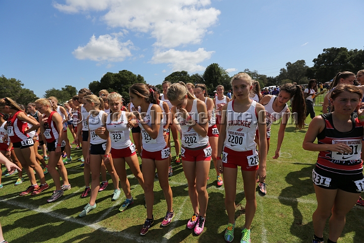 2014StanfordSeededGirls-262.JPG - Seeded girls race at the Stanford Invitational, September 27, Stanford Golf Course, Stanford, California.
