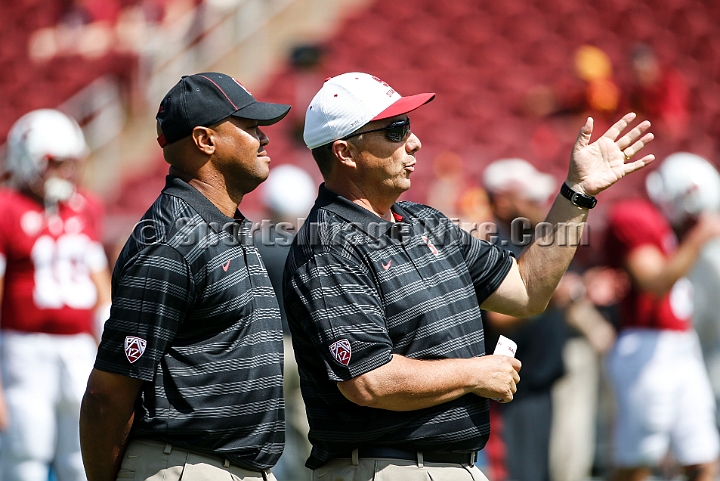 2014StanfordUSC-017.JPG - Sept. 6, 2014; Stanford, CA, USA; Stanford Cardinal  against the USC Trojans at  Stanford Stadium. USC defeated Stanford 13-10. 