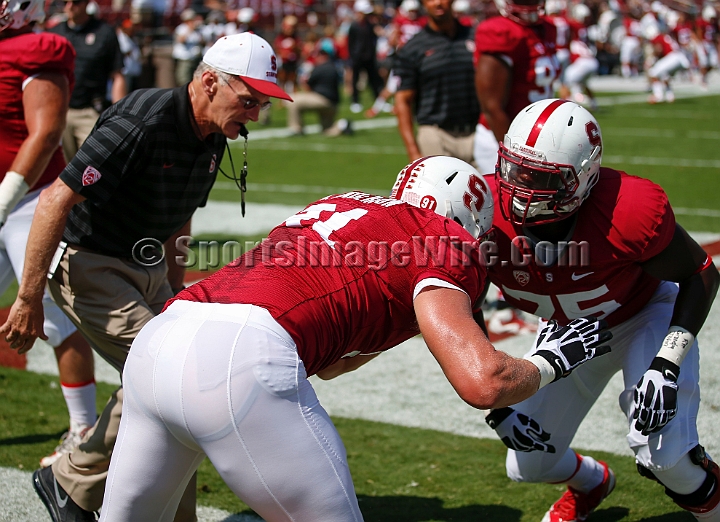 2014StanfordUSC-019.JPG - Sept. 6, 2014; Stanford, CA, USA; Stanford Cardinal  against the USC Trojans at  Stanford Stadium. USC defeated Stanford 13-10. 