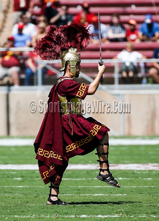 2014StanfordUSC-020.JPG - Sept. 6, 2014; Stanford, CA, USA; Stanford Cardinal  against the USC Trojans at  Stanford Stadium. USC defeated Stanford 13-10. 