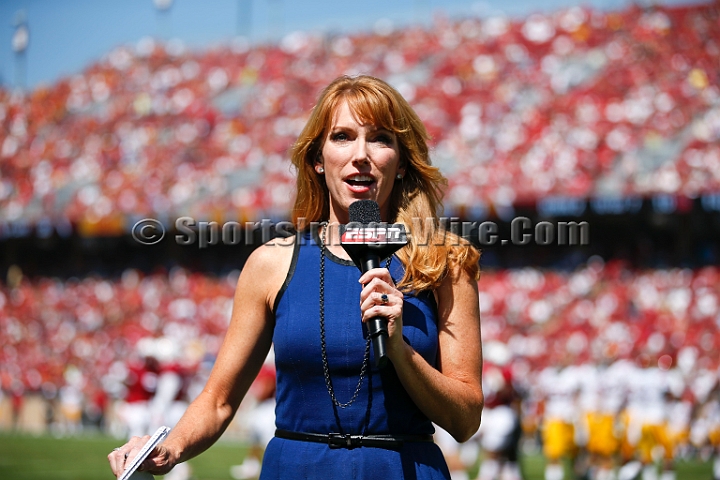 2014StanfordUSC-038.JPG - Sept. 6, 2014; Stanford, CA, USA; Stanford Cardinal  against the USC Trojans at  Stanford Stadium. USC defeated Stanford 13-10. 