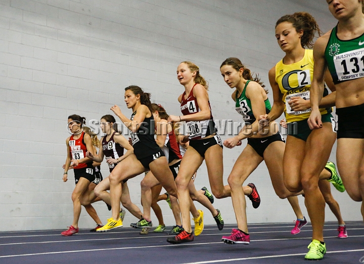 2014UWIndoorPreview-034.JPG - Jan 18, 2014; Seattle, WA, USA; in the UW Indoor preview meet at the Dempsey Indoor Track.