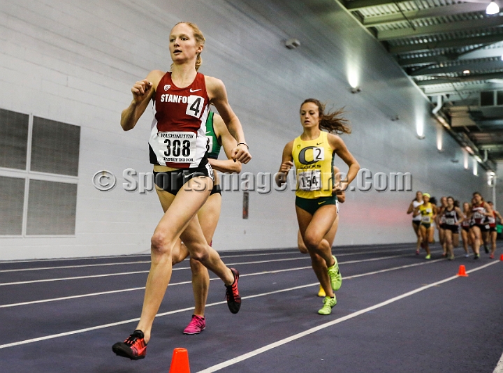 2014UWIndoorPreview-035.JPG - Jan 18, 2014; Seattle, WA, USA; in the UW Indoor preview meet at the Dempsey Indoor Track.