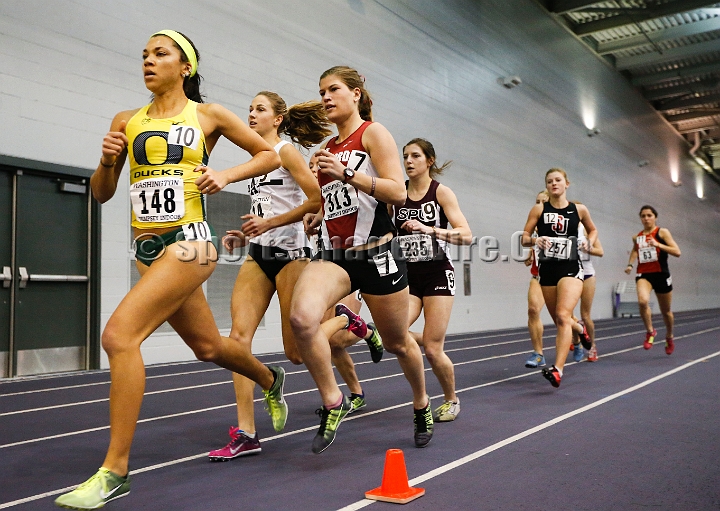 2014UWIndoorPreview-038.JPG - Jan 18, 2014; Seattle, WA, USA; in the UW Indoor preview meet at the Dempsey Indoor Track.