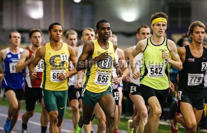 2014UWIndoorPreview-045.JPG - Jan 18, 2014; Seattle, WA, USA; in the UW Indoor preview meet at the Dempsey Indoor Track.