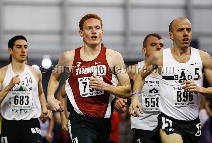 2014UWIndoorPreview-049.JPG - Jan 18, 2014; Seattle, WA, USA; in the UW Indoor preview meet at the Dempsey Indoor Track.