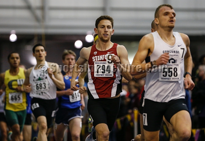 2014UWIndoorPreview-051.JPG - Jan 18, 2014; Seattle, WA, USA; in the UW Indoor preview meet at the Dempsey Indoor Track.