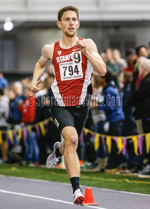 2014UWIndoorPreview-053.JPG - Jan 18, 2014; Seattle, WA, USA; in the UW Indoor preview meet at the Dempsey Indoor Track.