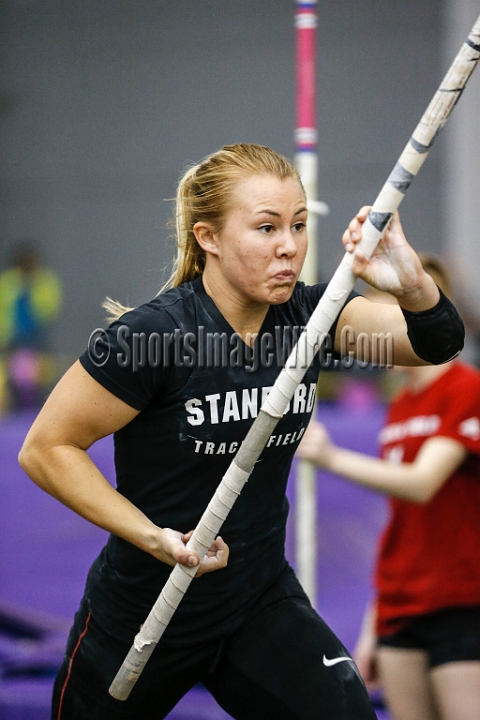 2014UWIndoorPreview-059.JPG - Jan 18, 2014; Seattle, WA, USA; in the UW Indoor preview meet at the Dempsey Indoor Track.