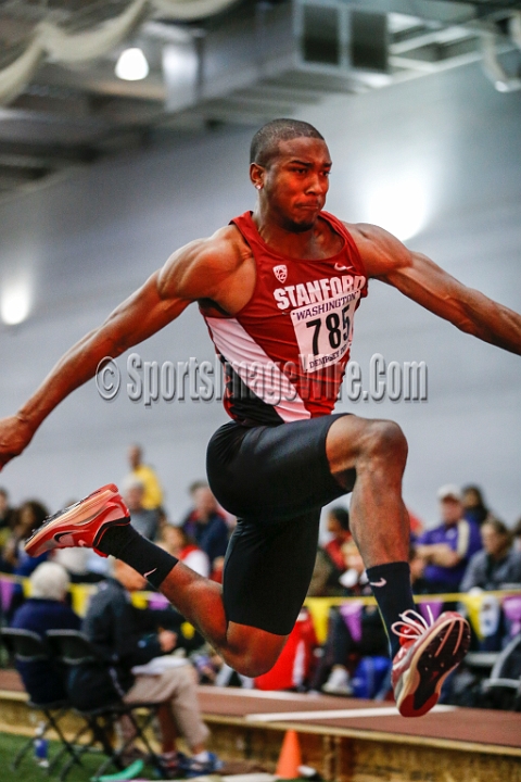2014UWIndoorPreview-091.JPG - Jan 18, 2014; Seattle, WA, USA; in the UW Indoor preview meet at the Dempsey Indoor Track.
