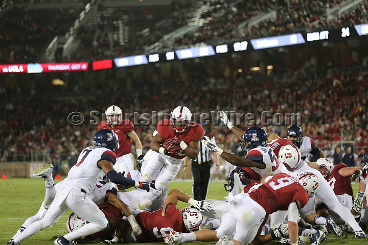 2015StanfordAriz-034.JPG - Oct 3, 2015; Stanford, CA, USA; Stanford Cardinal  against the Arizona Wildcats at  Stanford Stadium. Stanford beat Arizona 55-17.