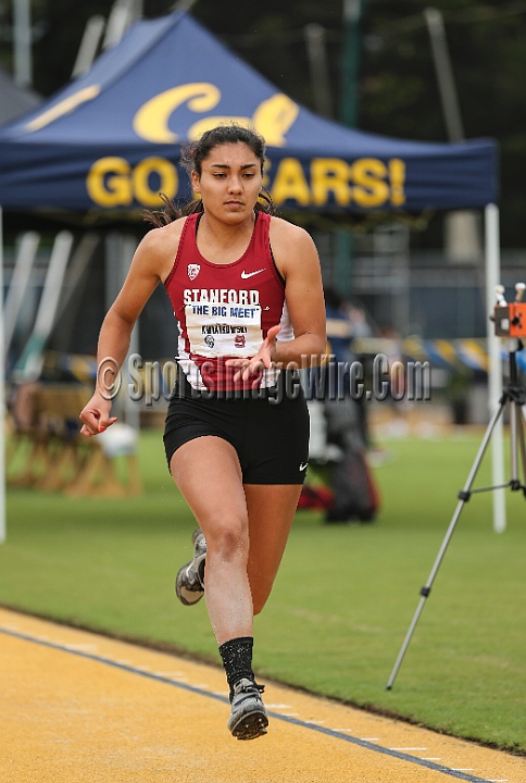 2016BigMeet-044.JPG - Apr 9, 2016; Berkeley, CA, USA; The 122nd Stanford vs California Big Meet