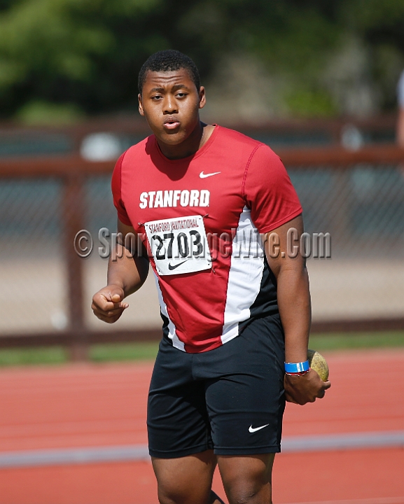 2016StanInvSat-246.JPG - Apr 1-2, 2016; Stanford, CA, USA; the Stanford Track and Field Invitational.