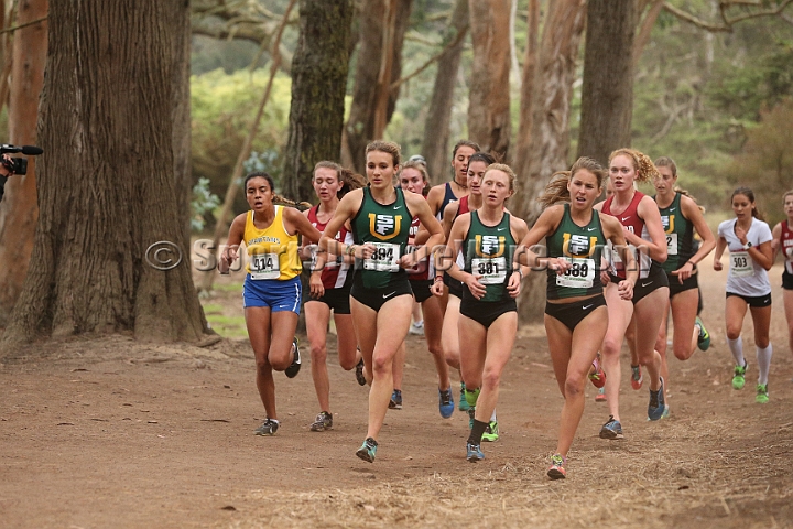 2016USFXC-033.JPG - Sep. 3, 2016; San Francisco, CA, USA; The University of San Francisco cross country invitational at Golden Gate Park.