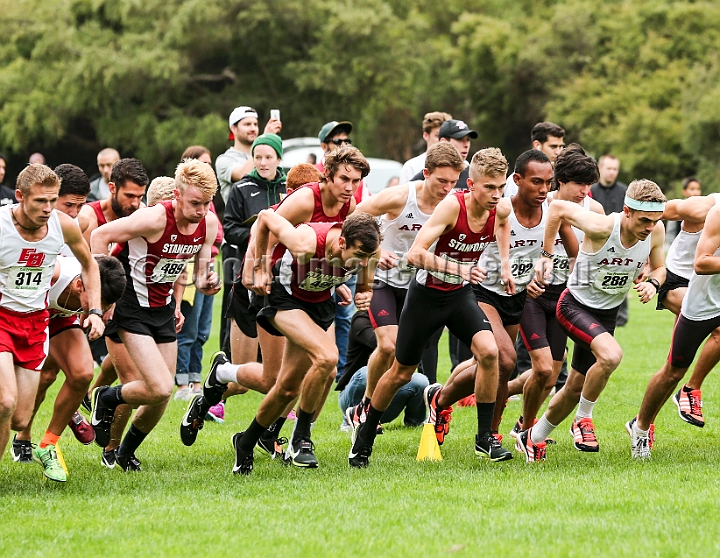 2016USFXC-063.JPG - Sep. 3, 2016; San Francisco, CA, USA; The University of San Francisco cross country invitational at Golden Gate Park.