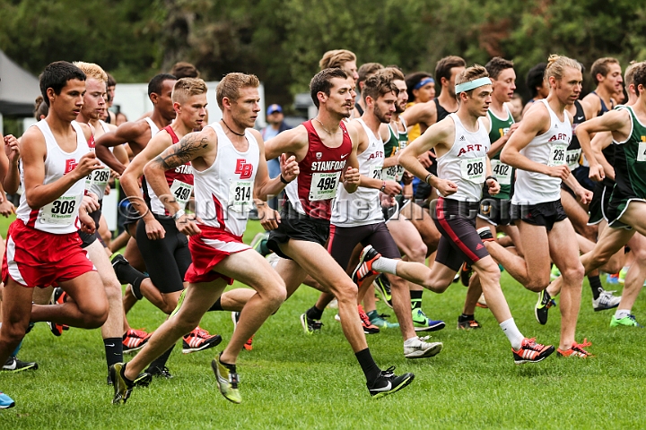 2016USFXC-065.JPG - Sep. 3, 2016; San Francisco, CA, USA; The University of San Francisco cross country invitational at Golden Gate Park.
