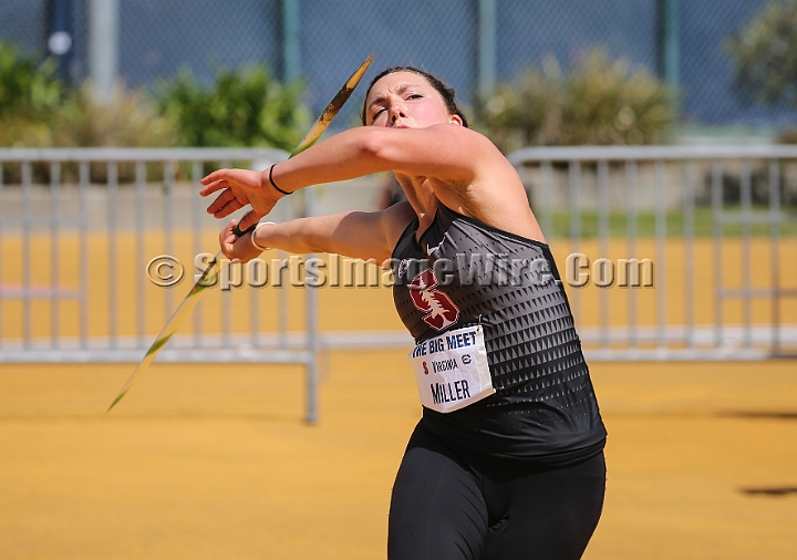 2018BigMeet-018.JPG - Apr 7, 2018; Berkeley, CA, USA; The 124nd Stanford vs California Big Meet, won by the Stanford men 100-63 and the women 115-47.
