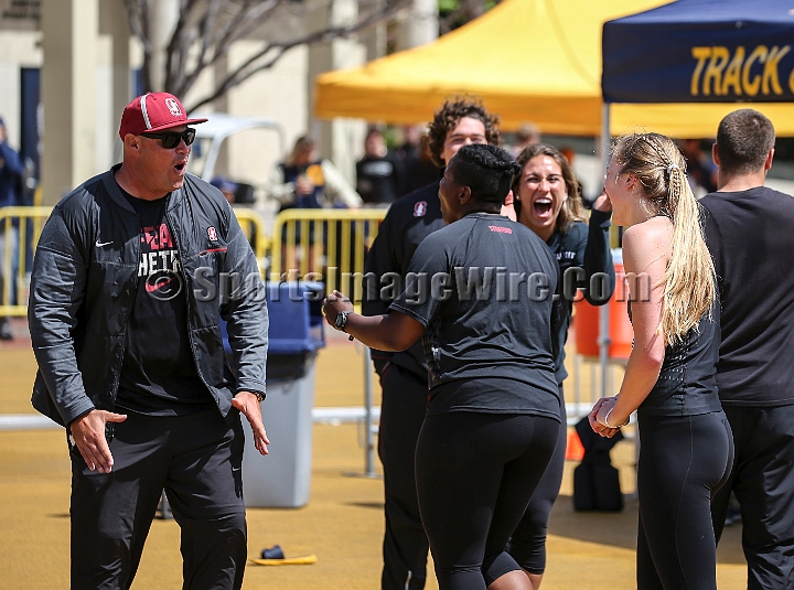 2018BigMeet-021.JPG - Apr 7, 2018; Berkeley, CA, USA; The 124nd Stanford vs California Big Meet, won by the Stanford men 100-63 and the women 115-47.