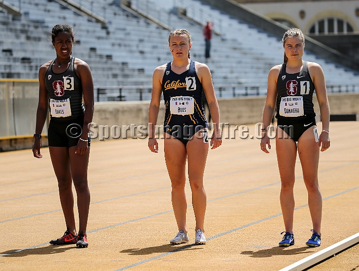 2018BigMeet-032.JPG - Apr 7, 2018; Berkeley, CA, USA; The 124nd Stanford vs California Big Meet, won by the Stanford men 100-63 and the women 115-47.