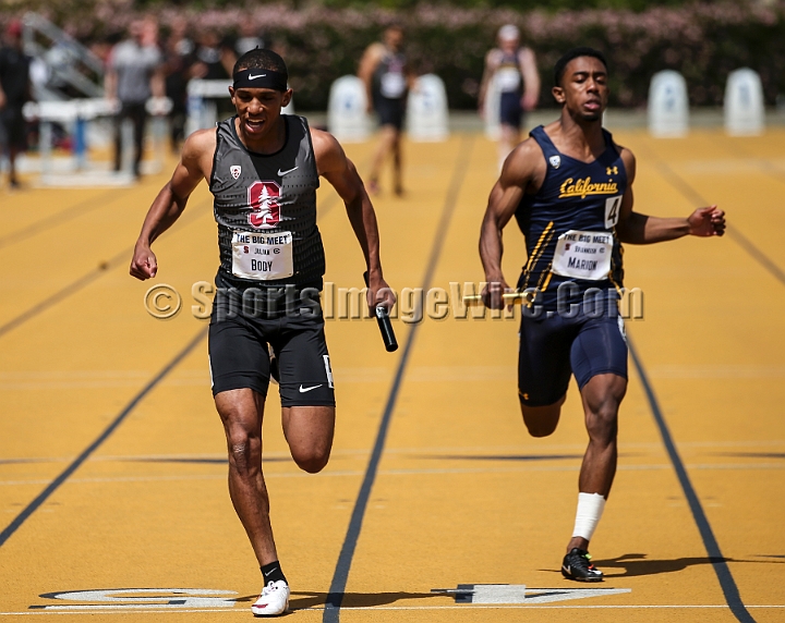 2018BigMeet-061.JPG - Apr 7, 2018; Berkeley, CA, USA; The 124nd Stanford vs California Big Meet, won by the Stanford men 100-63 and the women 115-47.