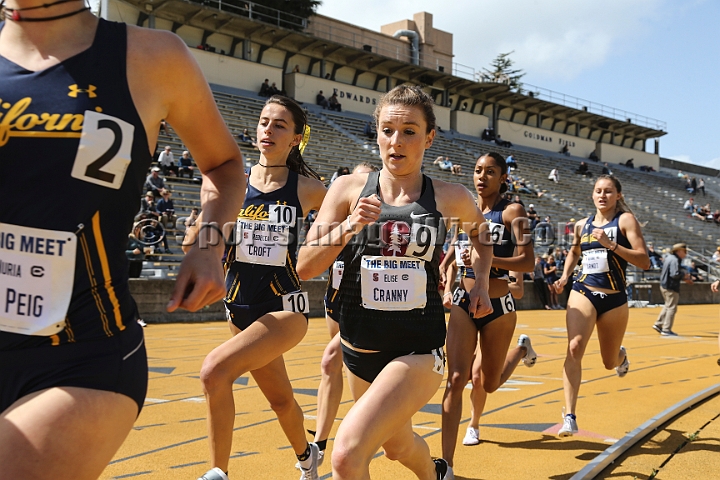 2018BigMeet-104.JPG - Apr 7, 2018; Berkeley, CA, USA; The 124nd Stanford vs California Big Meet, won by the Stanford men 100-63 and the women 115-47.