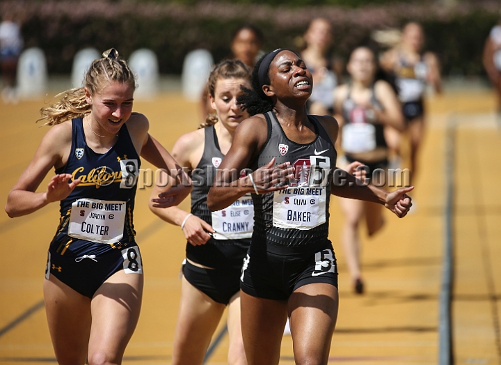 2018BigMeet-108.JPG - Apr 7, 2018; Berkeley, CA, USA; The 124nd Stanford vs California Big Meet, won by the Stanford men 100-63 and the women 115-47.