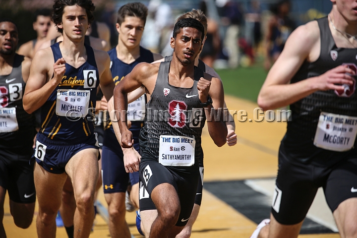 2018BigMeet-112.JPG - Apr 7, 2018; Berkeley, CA, USA; The 124nd Stanford vs California Big Meet, won by the Stanford men 100-63 and the women 115-47.