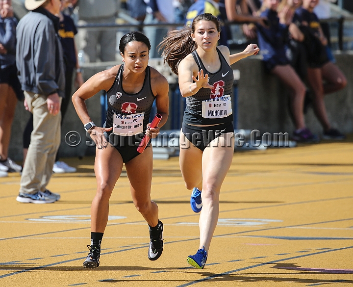 2018BigMeet-137.JPG - Apr 7, 2018; Berkeley, CA, USA; The 124nd Stanford vs California Big Meet, won by the Stanford men 100-63 and the women 115-47.