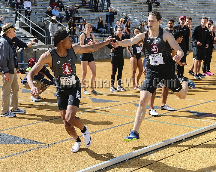 2018BigMeet-146.JPG - Apr 7, 2018; Berkeley, CA, USA; The 124nd Stanford vs California Big Meet, won by the Stanford men 100-63 and the women 115-47.