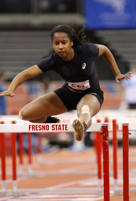 DreamIndoorHS-007.JPG - 2010 California High School Indoor Invitational track and field meet, February 6, 2010 at the Save Mart Center, Fresno, CA.