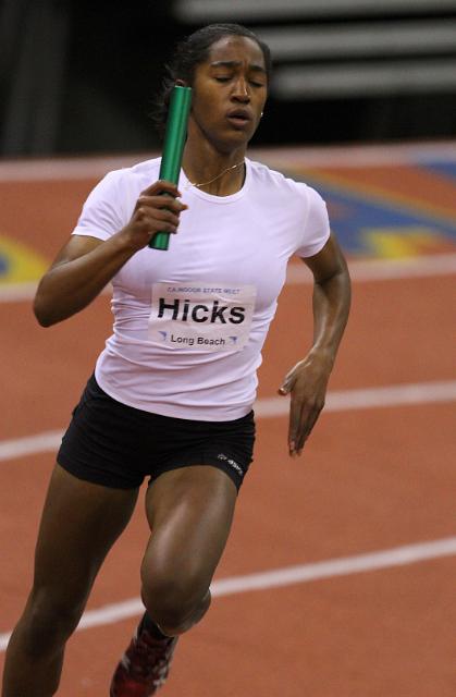 DreamIndoorHS-185.JPG - 2010 California High School Indoor Invitational track and field meet, February 6, 2010 at the Save Mart Center, Fresno, CA.