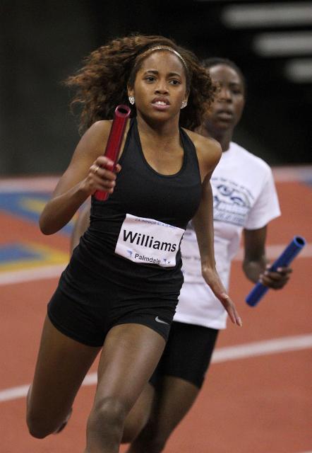 DreamIndoorHS-189.JPG - 2010 California High School Indoor Invitational track and field meet, February 6, 2010 at the Save Mart Center, Fresno, CA.