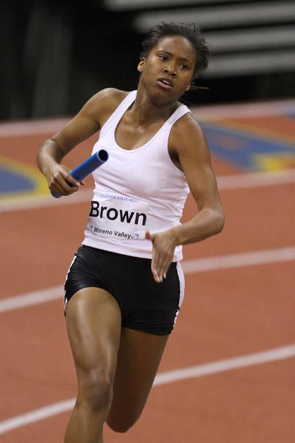 DreamIndoorHS-194.JPG - 2010 California High School Indoor Invitational track and field meet, February 6, 2010 at the Save Mart Center, Fresno, CA.