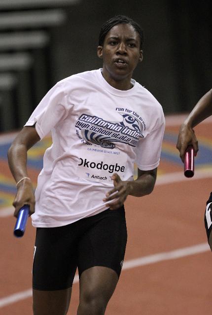 DreamIndoorHS-195.JPG - 2010 California High School Indoor Invitational track and field meet, February 6, 2010 at the Save Mart Center, Fresno, CA.