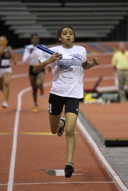 DreamIndoorHS-307.JPG - 2010 California High School Indoor Invitational track and field meet, February 6, 2010 at the Save Mart Center, Fresno, CA.