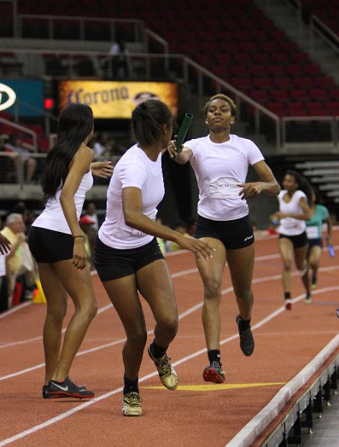 DreamIndoorHS-323.JPG - 2010 California High School Indoor Invitational track and field meet, February 6, 2010 at the Save Mart Center, Fresno, CA.