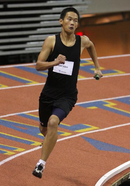 DreamIndoorHS-351.JPG - 2010 California High School Indoor Invitational track and field meet, February 6, 2010 at the Save Mart Center, Fresno, CA.