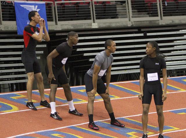 DreamIndoorHS-360.JPG - 2010 California High School Indoor Invitational track and field meet, February 6, 2010 at the Save Mart Center, Fresno, CA.