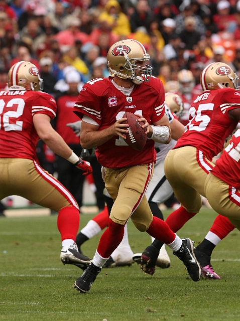 Niners-Raiders-040.JPG - The San Francisco 49ers beat the Oakland Raiders 17-9 at Candlestick Park, October 17, 2010.